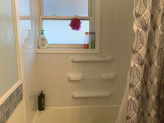 New shower wall and trim.