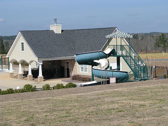slide at pool-locker rooms