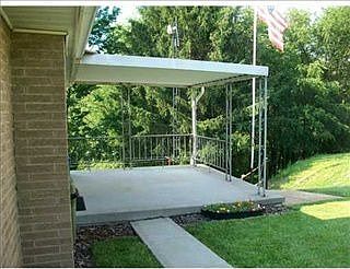 Side covered porch