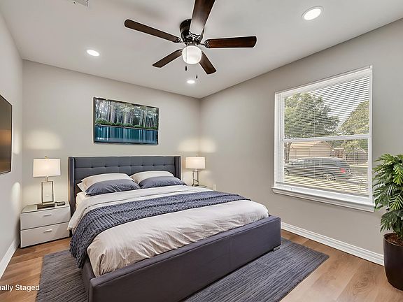 Virtually Staged Bedroom