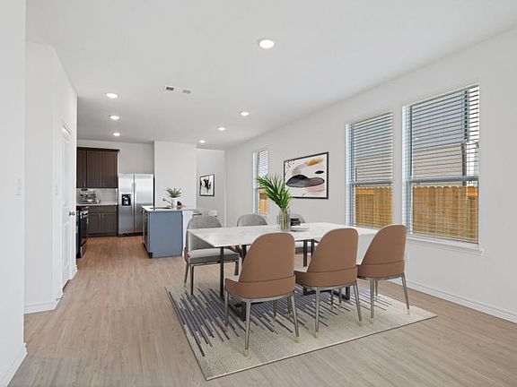 Virtually Staged Dining Area