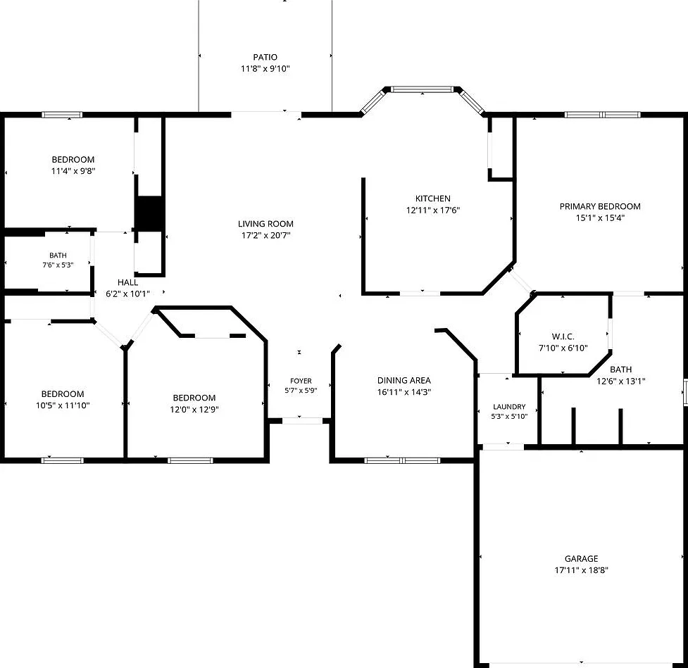 Welcome to This Beautifully Maintained 4/2 Brick Home by the Base! — Photo 2