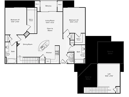 Floor plan B2LP