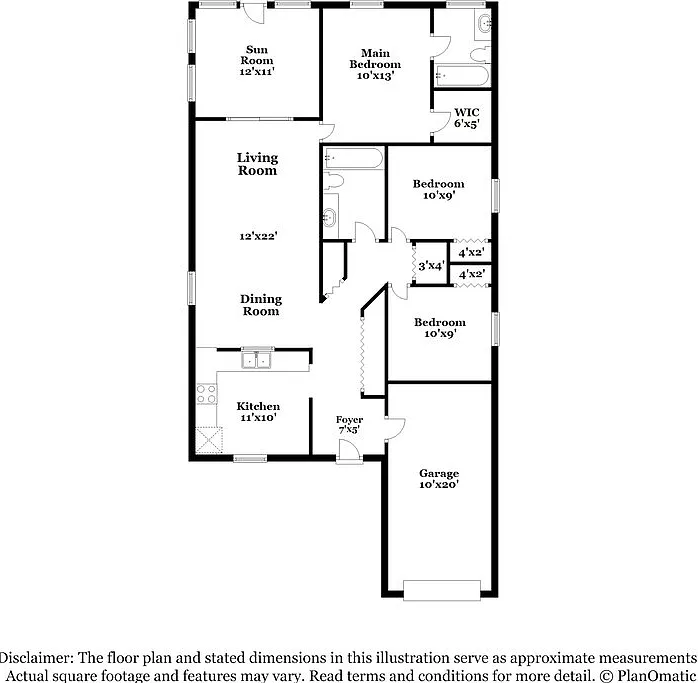 3 bed, 2.0 bath, 1186 sqft, $2,240 — Photo 2