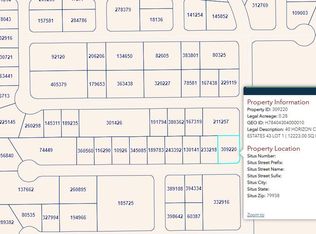 Pn 309220 40 Horizon City Ests Lot 1, El Paso, TX 79928