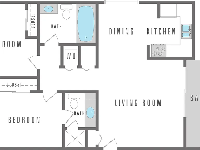 2 Bedroom 2 Bath 856 sqft 2 Bedroom 2 Bath 856 sqft