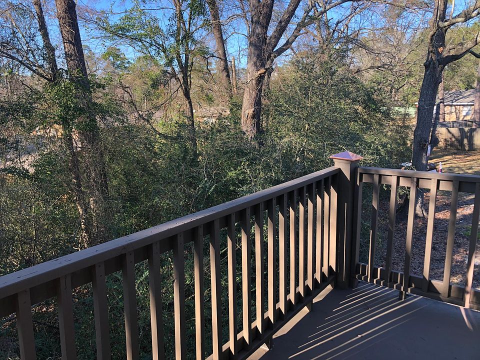Private balcony with forest view