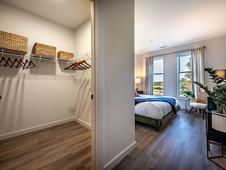 Bedroom With Closet