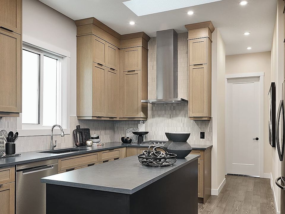 Kitchen of the York showhome in Rockland Park by Brookfield Residential