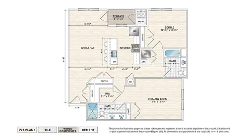 Floor plan The Fremont (LE-F)