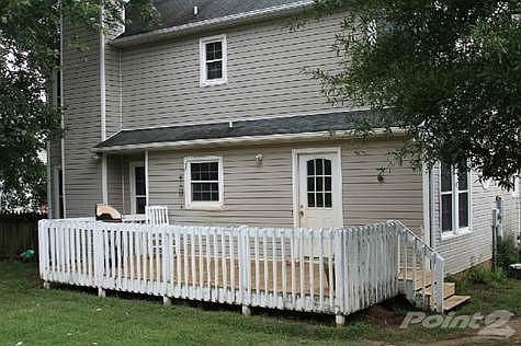 Rear of Home with Deck