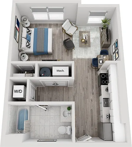 Floor plan Studio