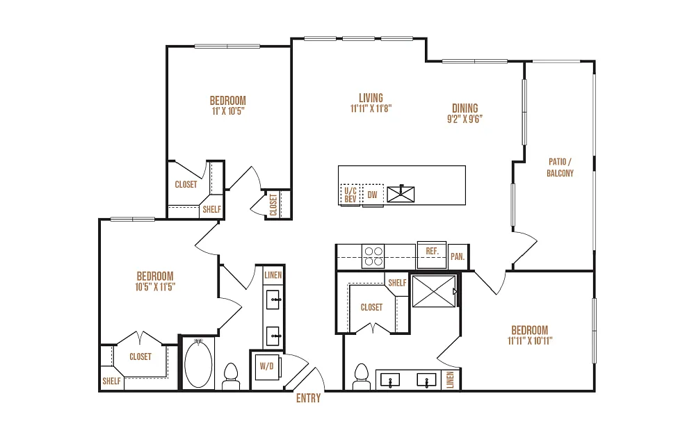 Floor plan C1