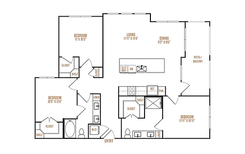 Floor plan C1