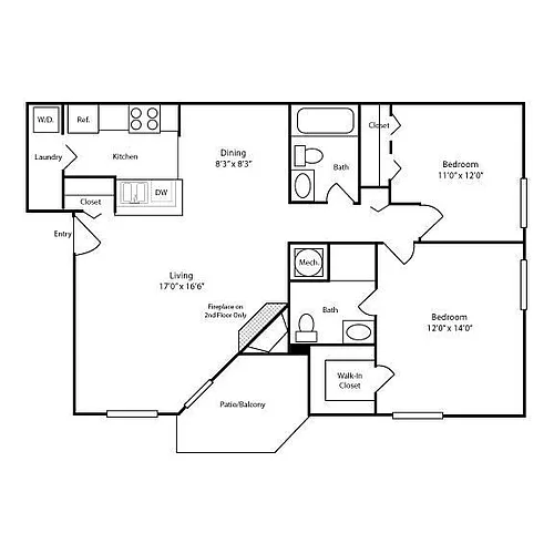 Floor plan B2