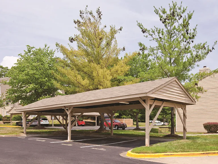Covered parking available