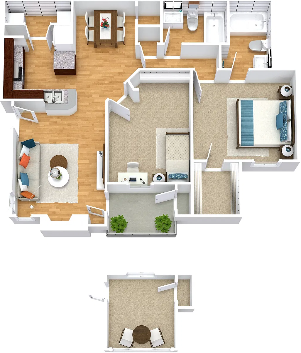 Floor plan B