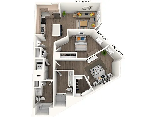 Floor plan B-08-Scheme III