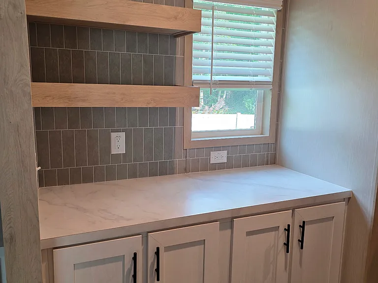 Coffee Bar! And more storage!