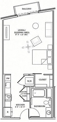 Floor plan STUDIO 9