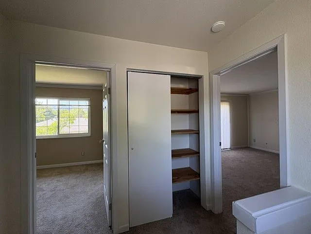 Upstairs landing, bedrooms and closet