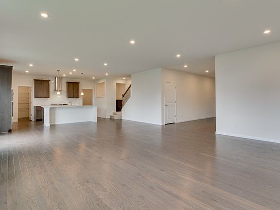 Gathering Room Open to Kitchen and Cafe