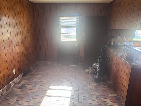 Breakfast room with door to back deck.