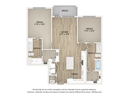 Floor plan D2