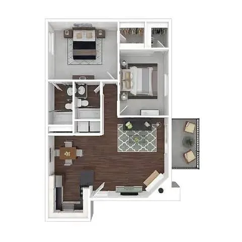 Floor plan B1C