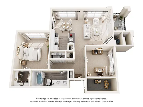 Floor plan Tranquility