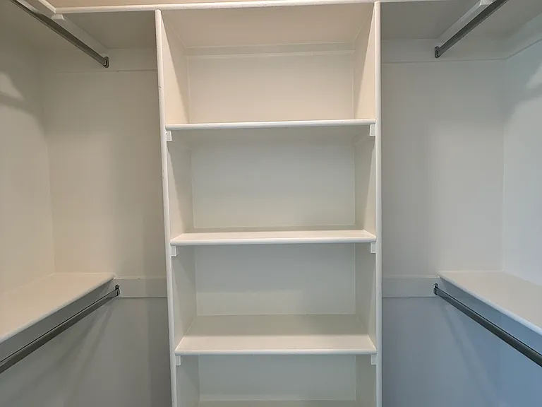 First primary suite closet.