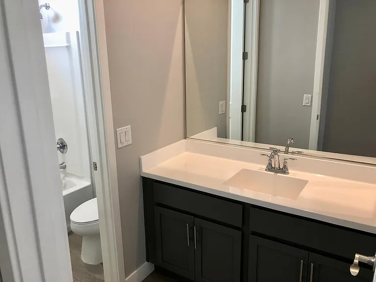 Upstairs guest sink