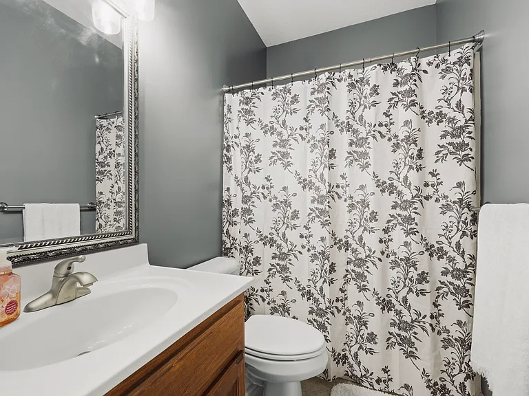 Full bathroom #2 with tub and shower