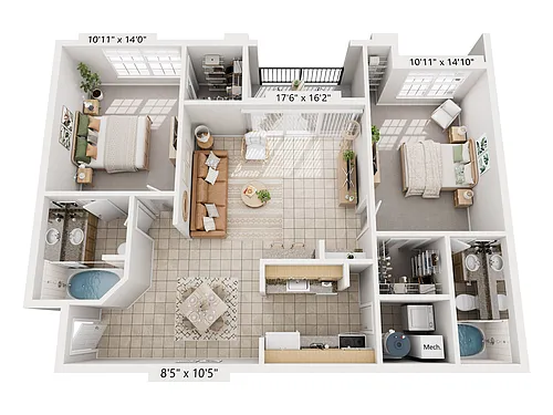 Floor plan The Dahlia