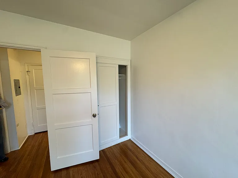 Bedroom with large closet