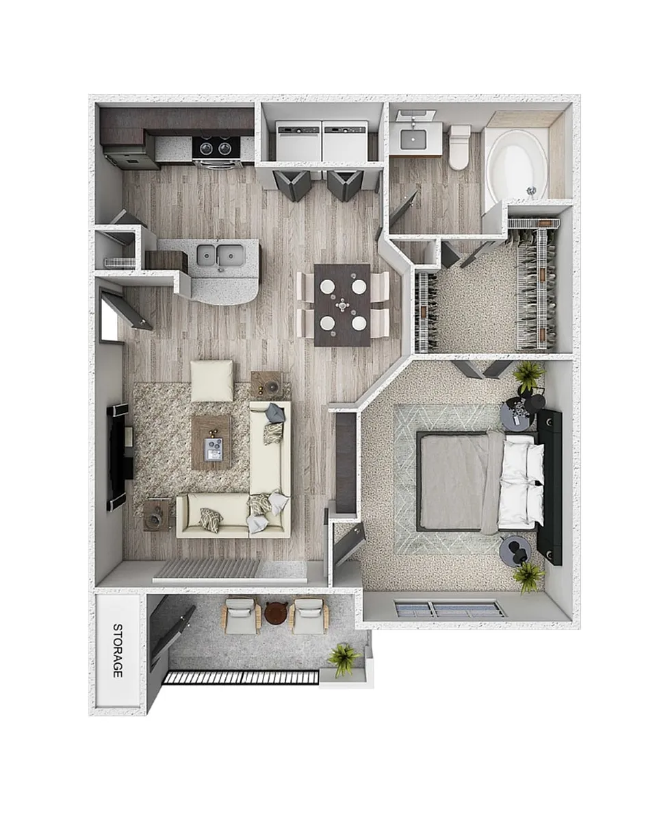Floor plan A1 - The Hartman