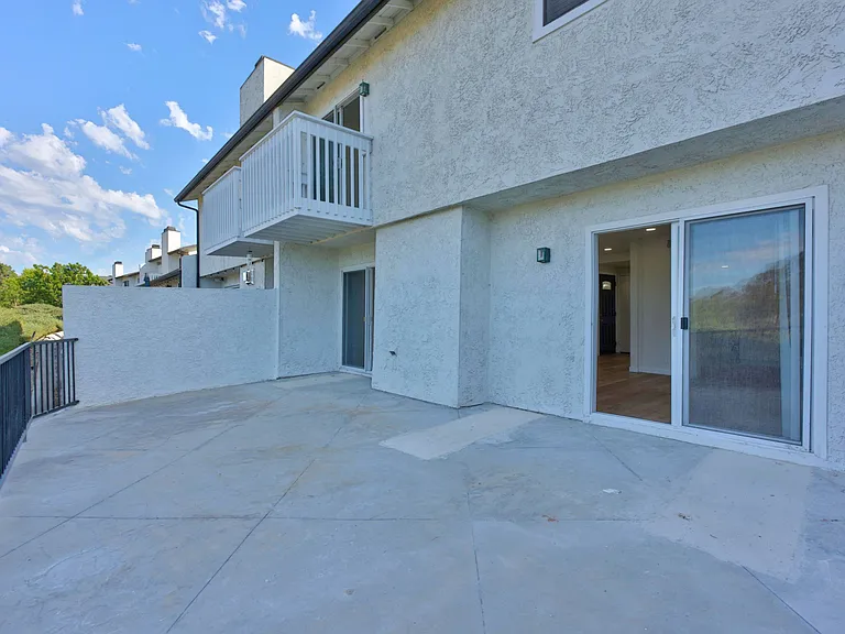 Large patio