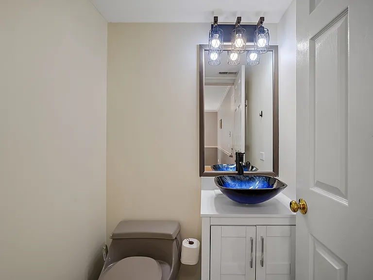 First floor half bath