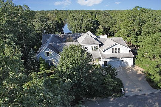 Elevated View of Home and Grounds