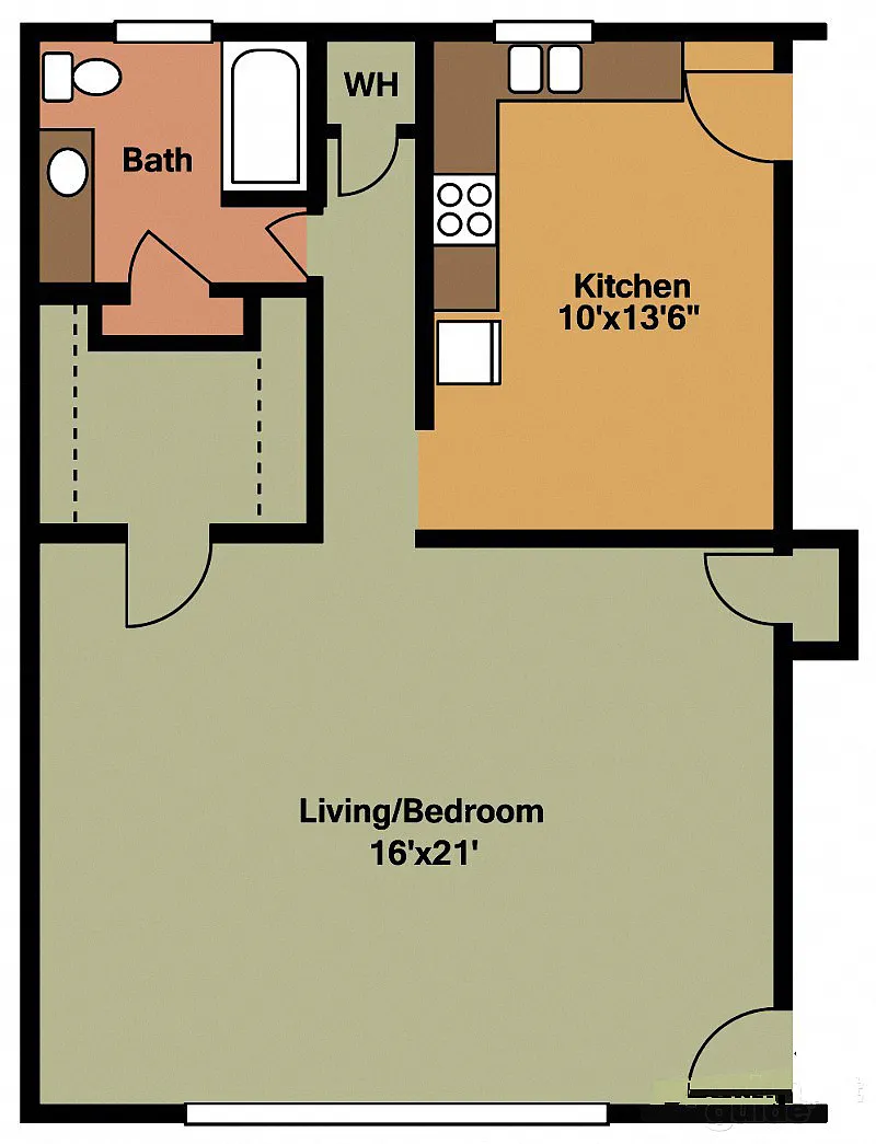Floor plan Studio