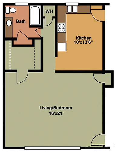 Floor plan Studio