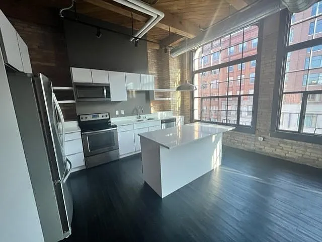 Open concept kitchen