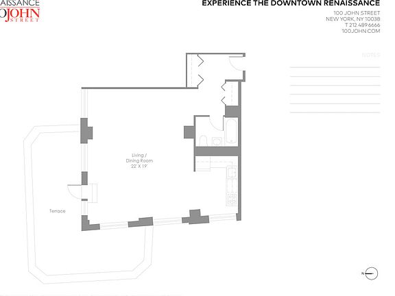 2nd image of 100 John St APT 2805