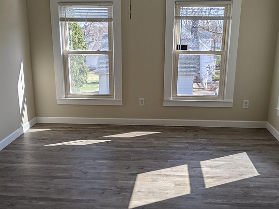 New plank flooring installed in kitchen and bath