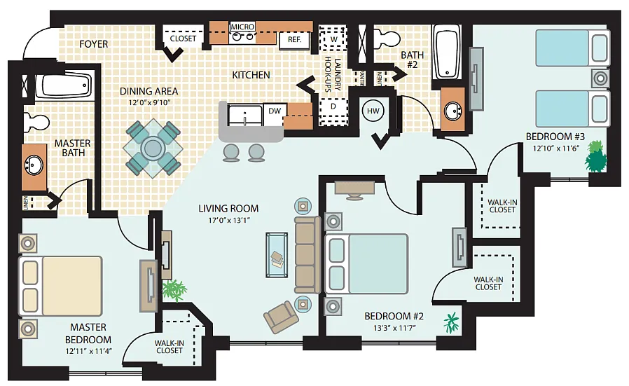 Floor plan 3X2