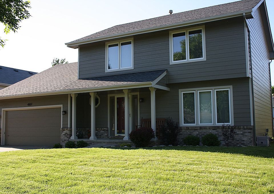 Exterior Front with new Hardi -Plank Siding