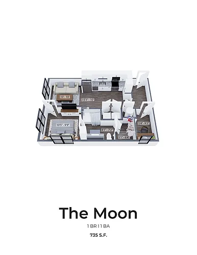 Floor plan The Moon