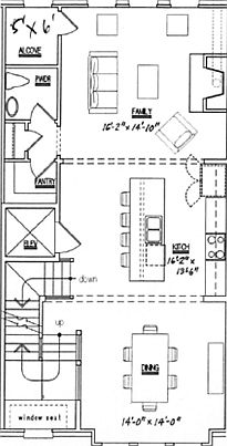 The Waterman Floorplan, Meeting Park, Marietta Atlanta Georgia