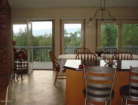 Kitchen into dining room