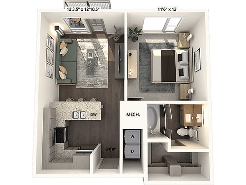 Floor plan A1-610-G